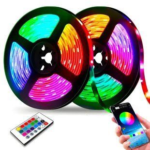Светодиодная лента LED RGB USB APP SF-20, самоклеящаяся, 5 м, с пультом ДУ, на 300 диодов 00022181 фото