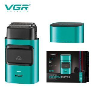 Электробритва-шейвер для бороды и лица VGR V-307 GREEN металлический корпус 00014861 фото