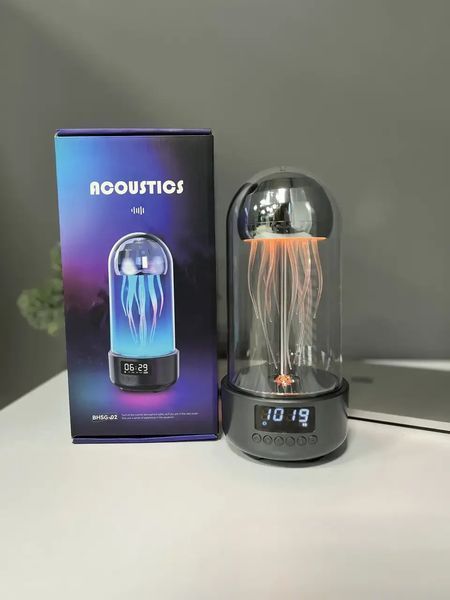Портативная колонка Bluetooth Медуза с функцией ночника A-Plus на 7 режимов света, объемный звук 360&deg; 00017831 фото