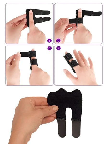 Бандаж на палець руки мізинець дитячий ортез шина фіксатор finger splint 00014704 фото
