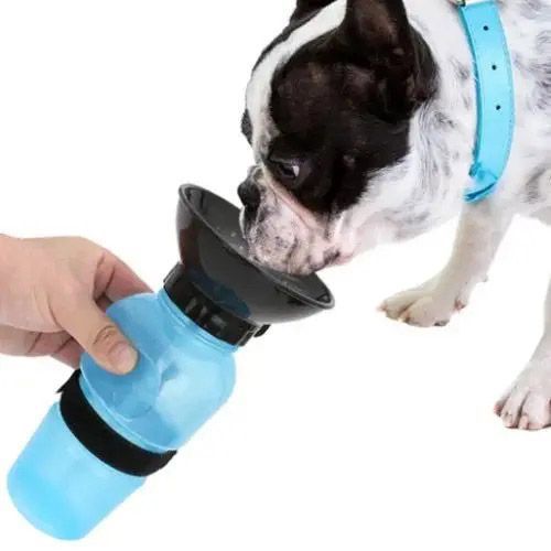 Поїлка для собак дорожня переносна Aqua Dog 537 мл портативна пляшка для великих та дрібних собак FS-97 00021879 фото