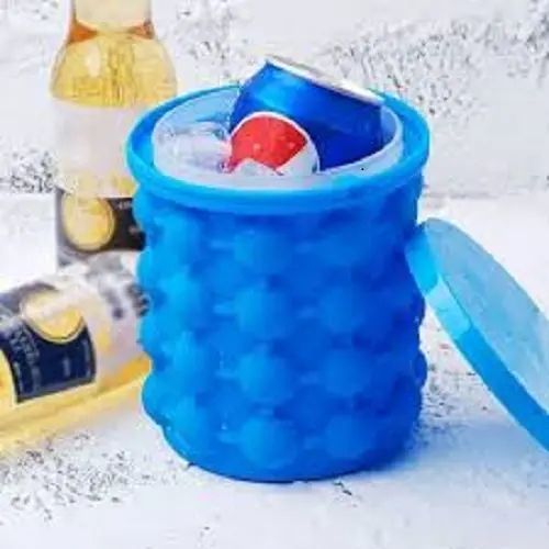 Форма відро для льоду Ice Cube Maker Genie для охолодження напоїв у пляшках 00019252 фото