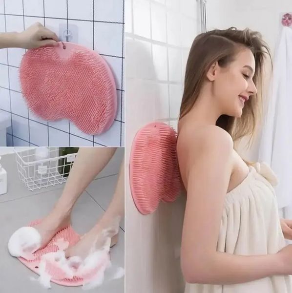 Силиконовая щетка для душа * Чистюля* LY-379 00015608 фото