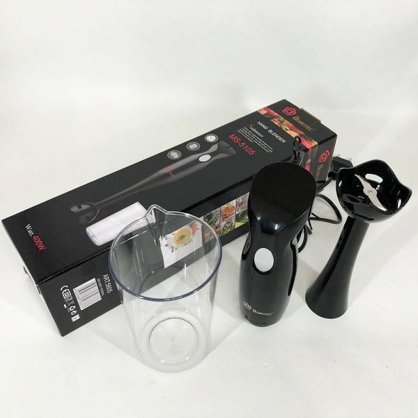 Блендер DOMOTEC MS-5105 400 Вт со стаканом, красивый погружной блендер для дома, электрический блендер 00018859 фото