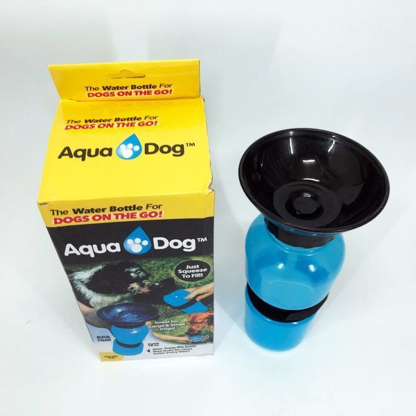Поїлка для собак дорожня переносна Aqua Dog 537 мл портативна пляшка для великих та дрібних собак FS-97 00021879 фото