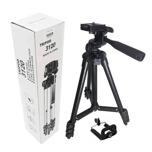 Штатив для телефону та фотоапарата Tripod 3120 PRO портативний трипод 0,35-1.02м висота 00012608 фото