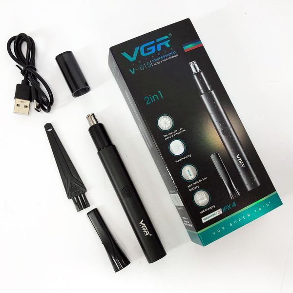 Тример для носа та вух VGR V-615, Тример для вусів, Електробритва з насадками для бороди 00014783 фото