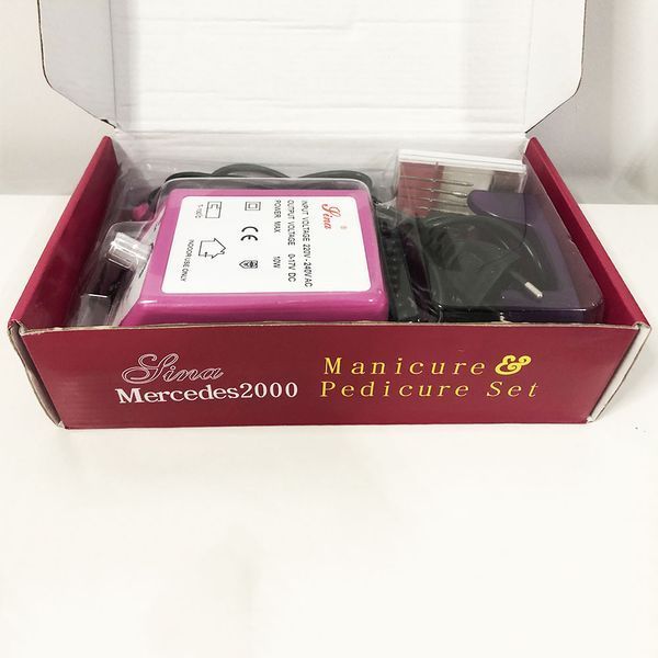 Фрезер для маникюра Beauty nail DM-14/2000, фрезер бытовой маникюрный, фрезер для ногтей. Цвет: розовый 00015282 фото