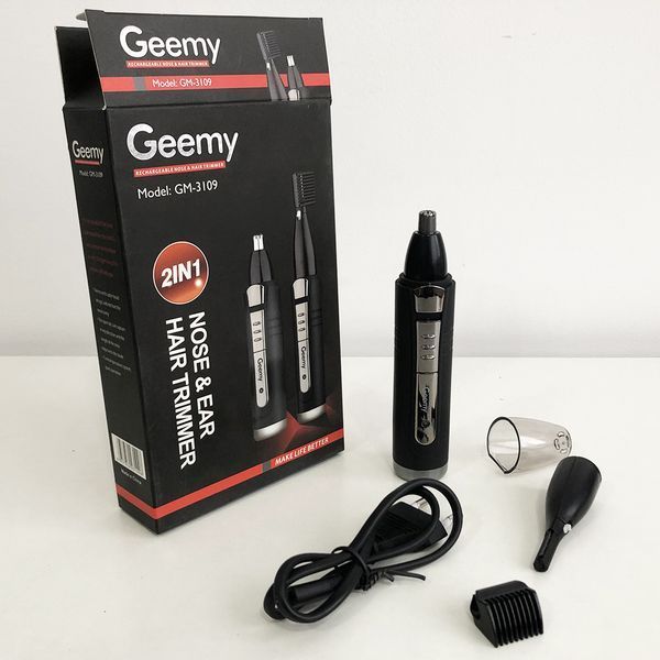 Тример GEMEI GM-3109 2в1, тример бездротовий, машинка чоловіча для гоління, бездротова електробритва 00014316 фото