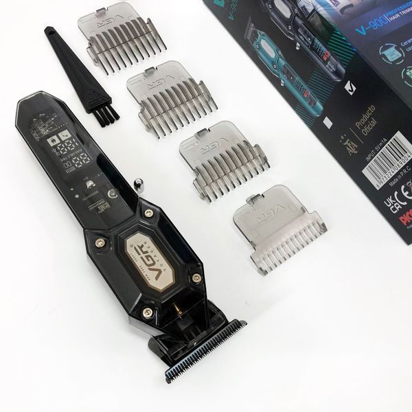 Аккумуляторная машинка для стрижки VGR V-900 с дисплеем, беспроводная для стрижки волос. Цвет: черный 00014565 фото