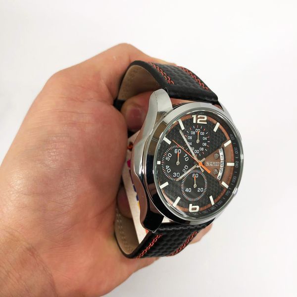 Часы наручные мужские SKMEI 9106OG, фирменные спортивные часы, часы наручные мужские 00022456 фото