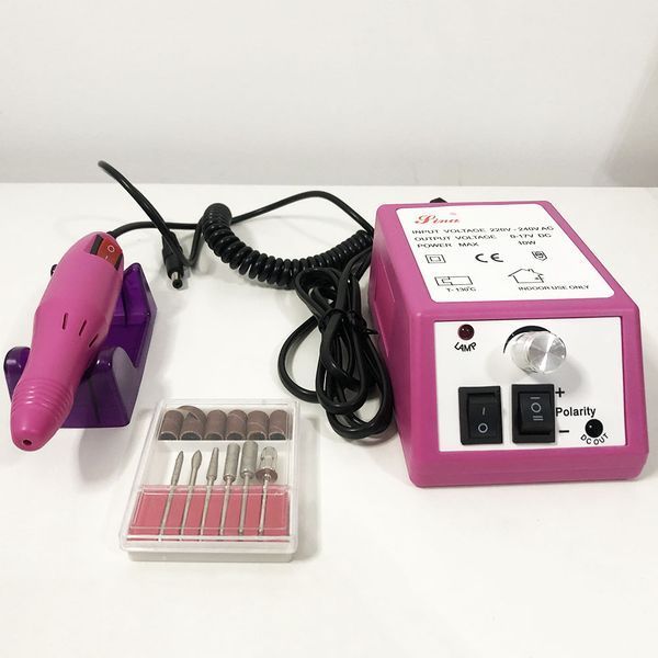 Фрезер для маникюра Beauty nail DM-14/2000, фрезер бытовой маникюрный, фрезер для ногтей. Цвет: розовый 00015282 фото