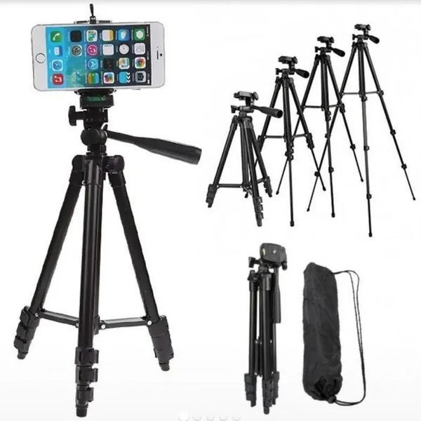 Штатив для телефону та фотоапарата Tripod 3120 PRO портативний трипод 0,35-1.02м висота 00012608 фото