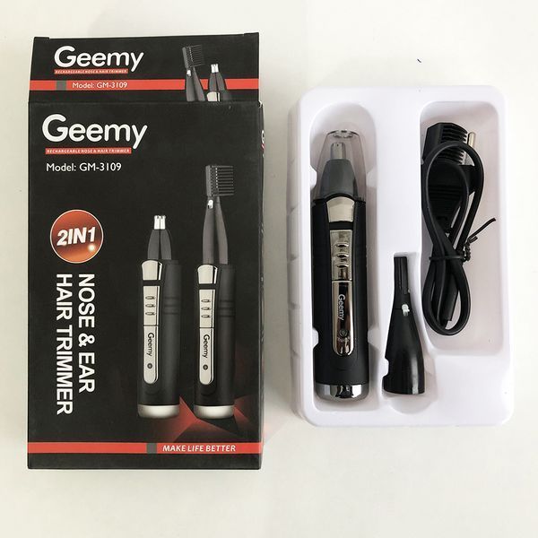 Тример GEMEI GM-3109 2в1, тример бездротовий, машинка чоловіча для гоління, бездротова електробритва 00014316 фото