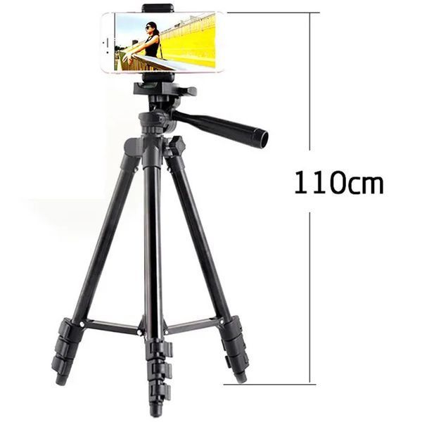 Штатив для телефону та фотоапарата Tripod 3120 PRO портативний трипод 0,35-1.02м висота 00012608 фото