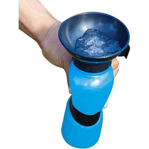 Поїлка для собак дорожня переносна Aqua Dog 537 мл портативна пляшка для великих та дрібних собак FS-97 00021879 фото