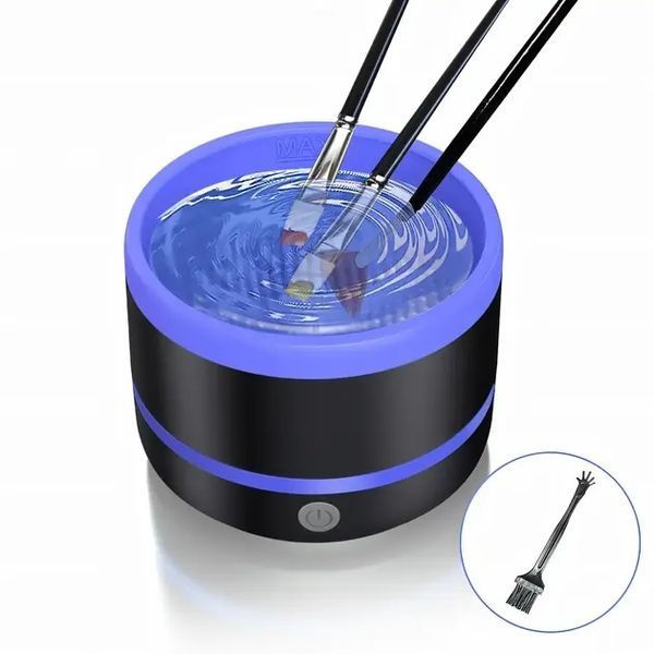 Электрический очиститель кистей для макияжа Makeup brush cleaner LY-609 инструмент для очистки кистей 00014702 фото