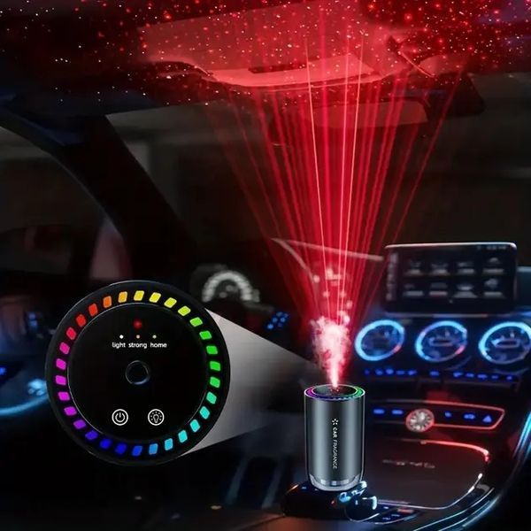 Розумний автомобільний ароматизатор з проекцією Aroma 300mAh, 50 мл 00017111 фото