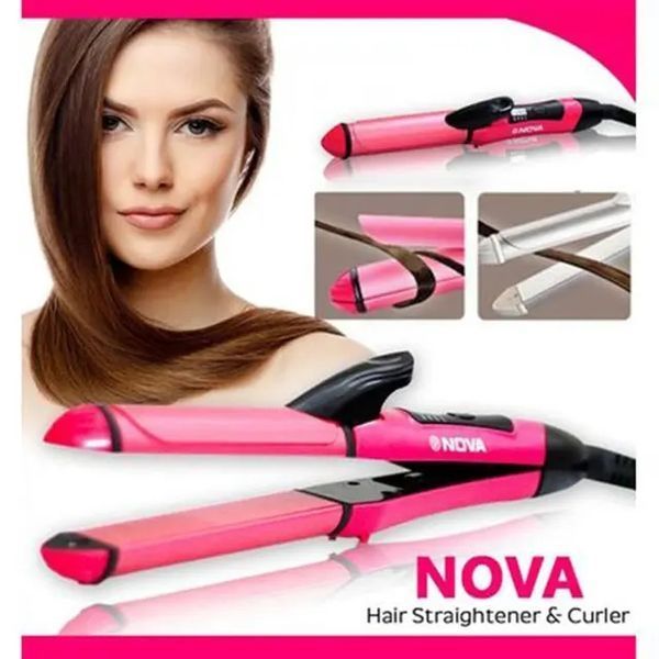 Плойка-праска для волосся Nova 2in 1 Beauty Set NHC-2009 Розпродаж 00021710 фото