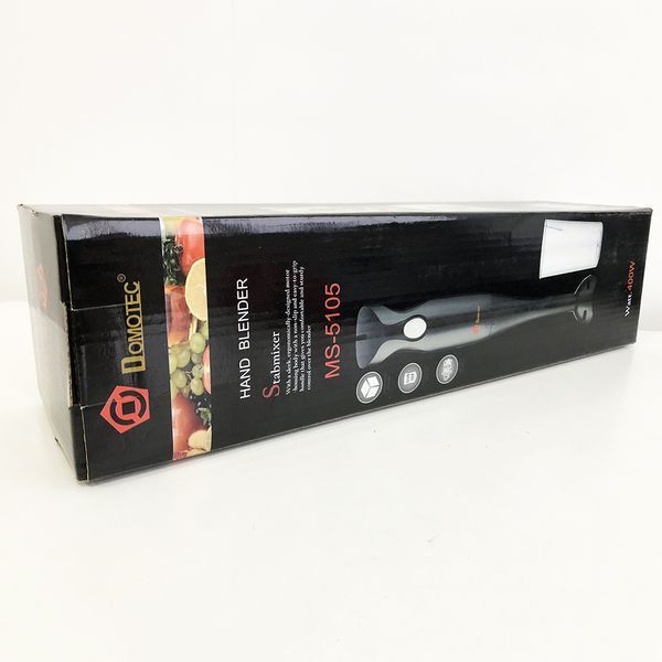 Блендер DOMOTEC MS-5105 400 Вт со стаканом, красивый погружной блендер для дома, электрический блендер 00018859 фото
