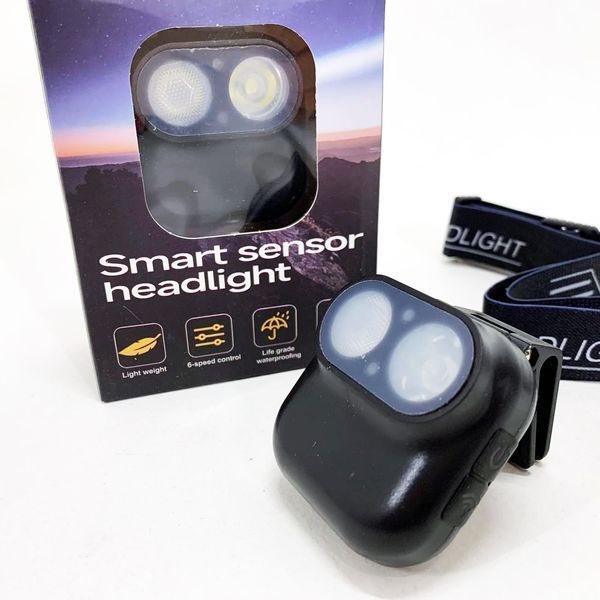 Ліхтар налобний W809-2XTE Motion Sensor 00023233 фото