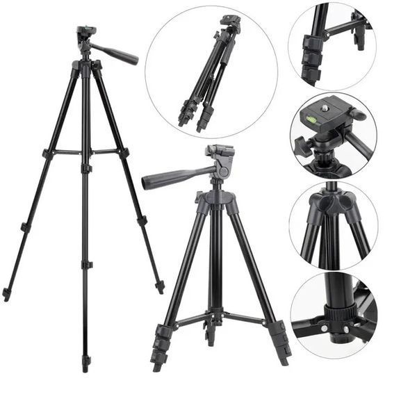 Штатив для телефону та фотоапарата Tripod 3120 PRO портативний трипод 0,35-1.02м висота 00012608 фото