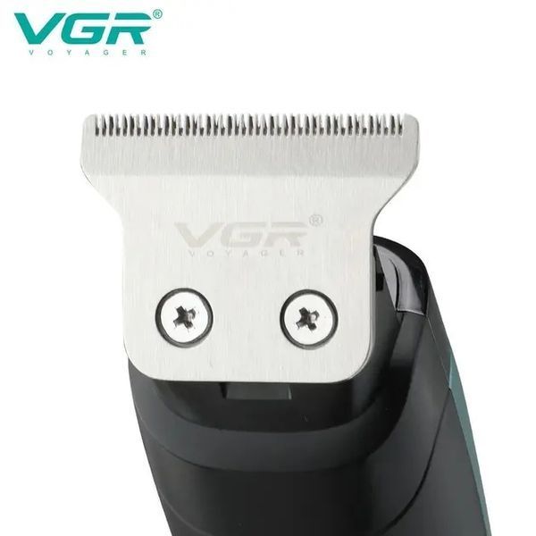 Бездротова машинка для стрижки волосся + 4 насадки, USB, VGR-975 / Акумуляторний триммер для волосся та бороди 00021663 фото