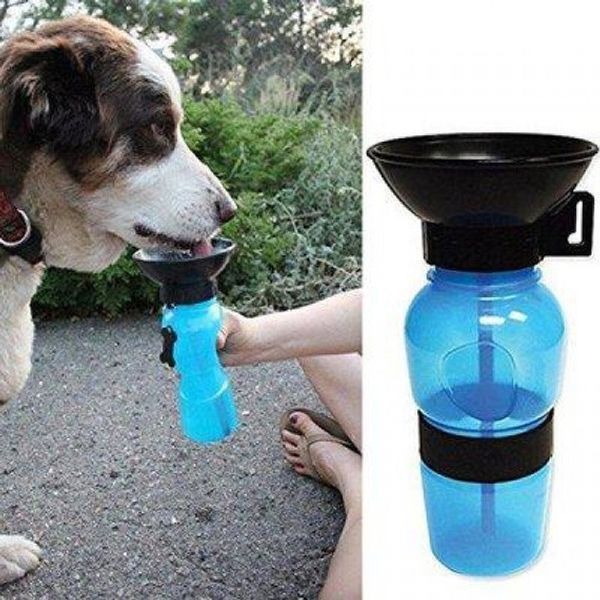 Поїлка для собак дорожня переносна Aqua Dog 537 мл портативна пляшка для великих та дрібних собак FS-97 00021879 фото