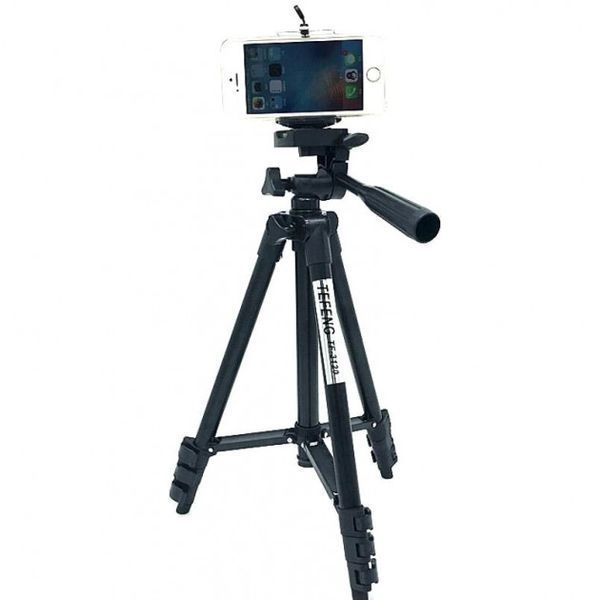 Штатив для телефону та фотоапарата Tripod 3120 PRO портативний трипод 0,35-1.02м висота 00012608 фото