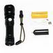 Ручной аккумуляторный светодиодный фонарь Police X-Balog BL-1827-P90 переносной с USB зарядкой оптическим зумом и металлическим корпусом + ремешок на руку 00022980 фото 14