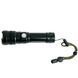 Ручной аккумуляторный светодиодный фонарь Police X-Balog BL-1827-P90 переносной с USB зарядкой оптическим зумом и металлическим корпусом + ремешок на руку 00022980 фото 6