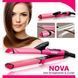 Плойка-праска для волосся Nova 2in 1 Beauty Set NHC-2009 Розпродаж 00021710 фото 5