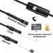 Камера эндоскоп с кабелем на 2 метра 7 мм USB/micro USB с подсветкой, Usb эндоскоп для андроид 00017259 фото 4
