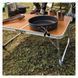 Коричневий Стіл компактний складаний для дому, кемпінгу-пікніка Folding table AND844-846 00015559 фото 2