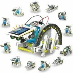 Электронный конструктор робот Solar Robot Original 13 в 1 на солнечных батареях 00015842 фото