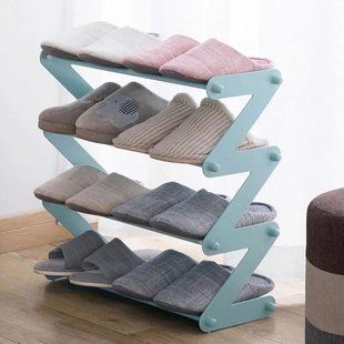 Полиця для взуття органайзер компактний стійка Shoe Rack YH 8802 зберігання речей та взуття 5 полиці 00013305 фото