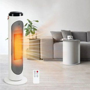 Тепловентилятор керамічний дистанційним керуванням 2000W 00018631 фото