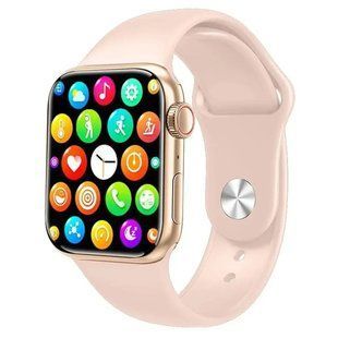 Смарт часы 8 серии Smart Watch GS8 Мах 45mm украинское меню с функцией звонка безрамочный дисплей Золотой 00022553 фото