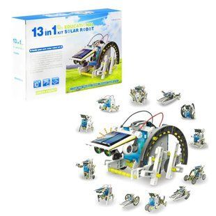 Электронный конструктор робот Solar Robot Original 13 в 1 на солнечных батареях 00015842 фото