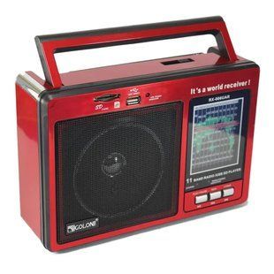 Радіоприймач портативний акумуляторний Golon RX-006 UAR FM радіо з USB виходом 00017856 фото