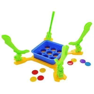 Настольная игра для семьи, 52 фишки Tic Tac & Stack / Детская игра интерактивная 00015899 фото
