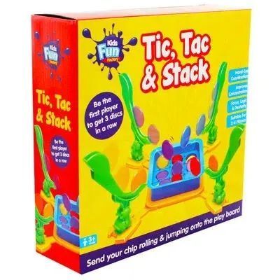 Настольная игра для семьи, 52 фишки Tic Tac & Stack / Детская игра интерактивная 00015899 фото