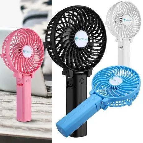 Портативний міні вентилятор ручний акумуляторний mini fan 00018607 фото