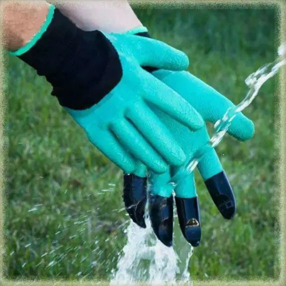 Перчатки когти для сада и огорода GARDEN GENIE GLOVES 00013143 фото
