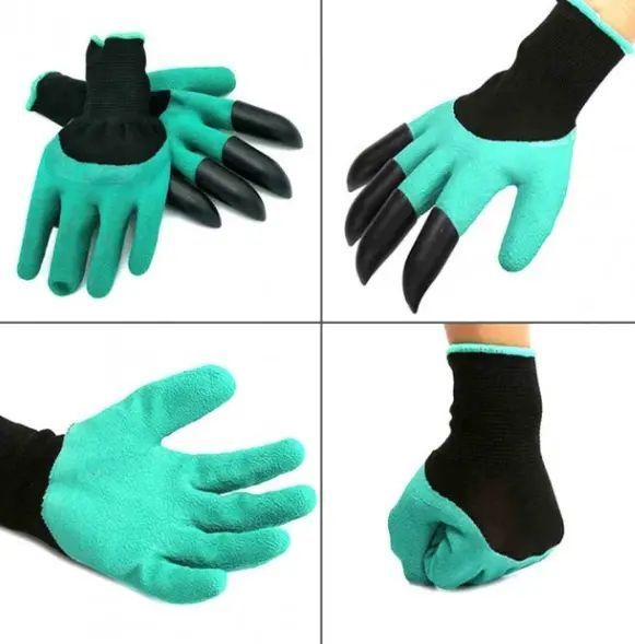 Перчатки когти для сада и огорода GARDEN GENIE GLOVES 00013143 фото