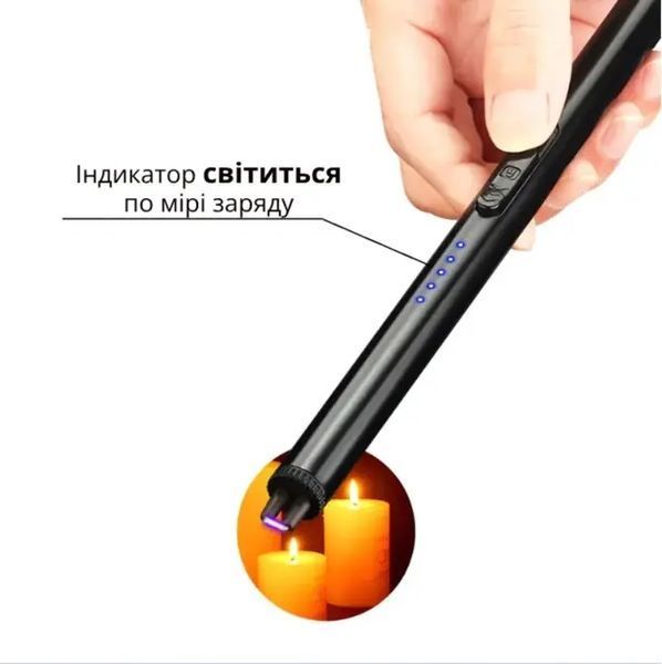 Инновационная плазменная кухонная зажигалка для газовой плиты с дисплеем и USB зарядкой 00013816 фото