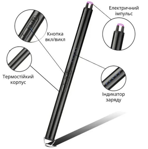 Инновационная плазменная кухонная зажигалка для газовой плиты с дисплеем и USB зарядкой 00013816 фото