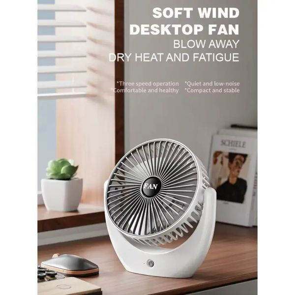 Портативний вентилятор настільний міні ручний Portable Fan AND LY-853 00018532 фото