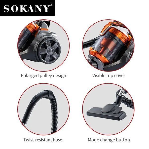 Багатофункціональний контейнерний пилосос Sokany SK-13004 3.5 л 3600Вт 00021800 фото