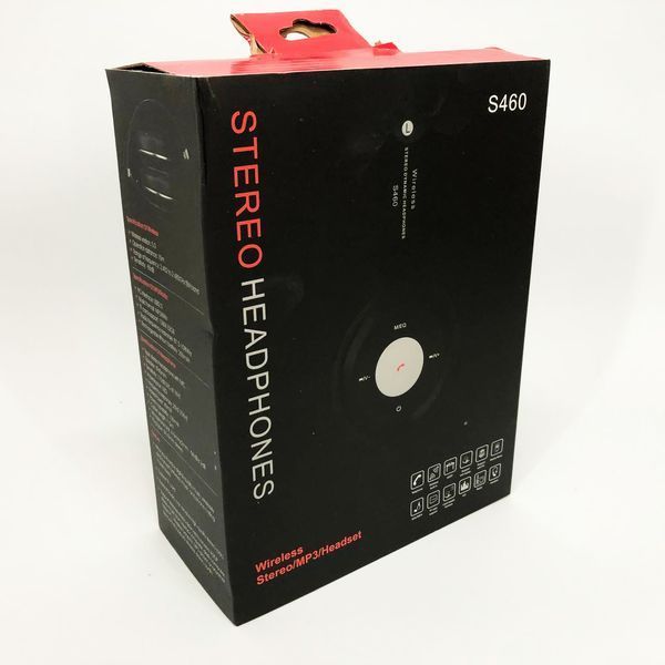 Беспроводные наушники S460 Bluetooth black с MP3 плеером черный 18-20000 Гц, Беспроводные блюз наушники 00023815 фото